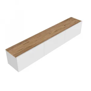TV stolík West - White, Atlantic Pine
