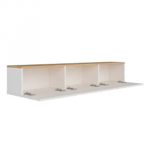 TV stolík West - White, Atlantic Pine