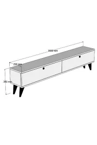TV stolík Paris - Anthracite