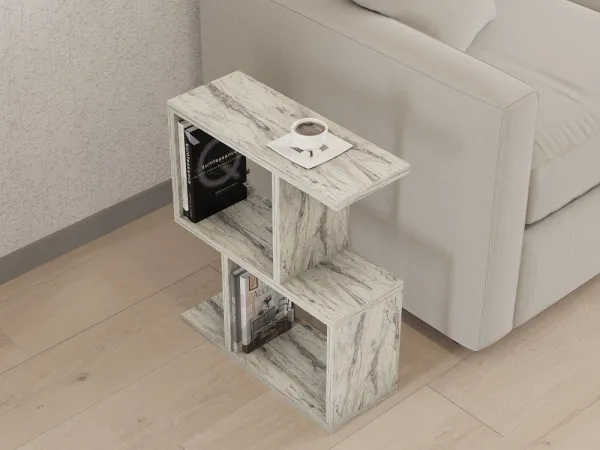 Odkladací stolík Zet Freesia Marble