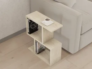 Príručný stolík / Odkladací stolík Zet - Travertine