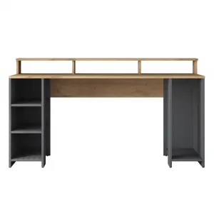 Kalune Design Psací stůl Kalipo 160 cm ořech/antracit