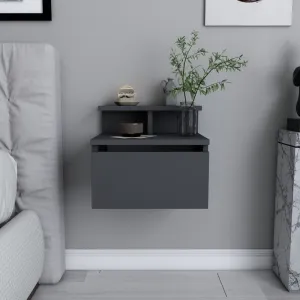 Nočný stolík Alice - Anthracite
