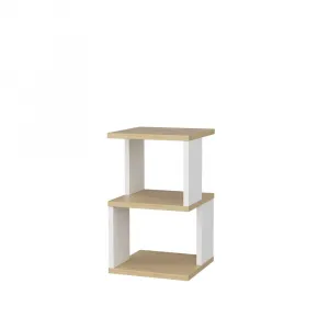 Nočný stolík Carter - Oak, White