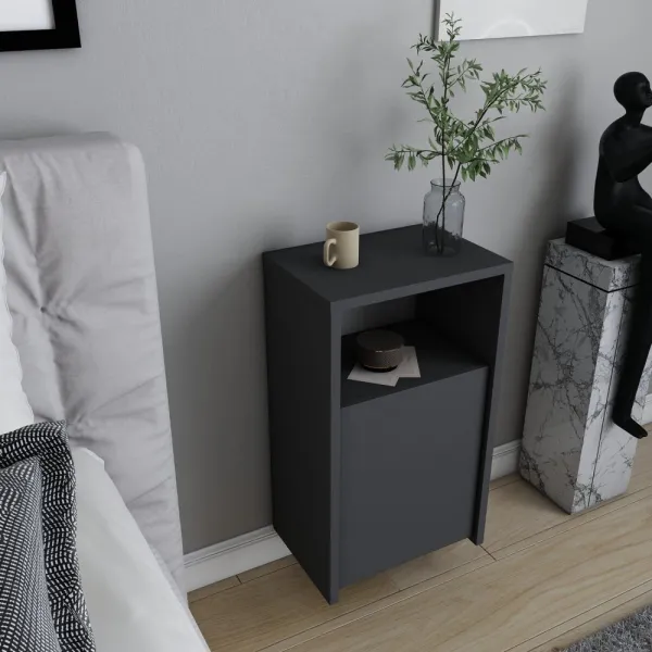 Nočný stolík Carlin - Anthracite