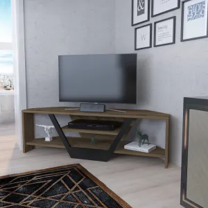 TV stolík Sares - Oud Oak, Black