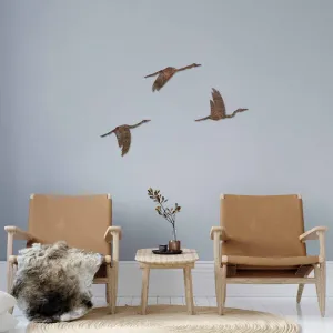 Dekoratívny kovový doplnok na stenu Rusty Birds 1