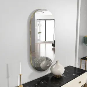 Zrkadlo Riors - Transparent, Gold