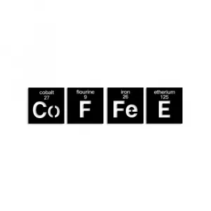 Dekoratívny kovový doplnok na stenu Coffee 13