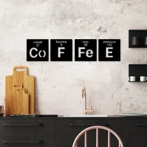 Dekoratívny kovový doplnok na stenu Coffee 13