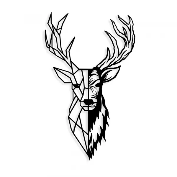 Dekoratívny kovový doplnok na stenu Red Deer 2