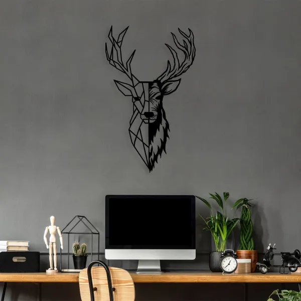 Dekoratívny kovový doplnok na stenu Red Deer 2
