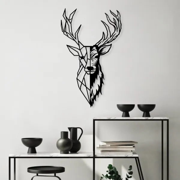 Dekoratívny kovový doplnok na stenu Red Deer 2