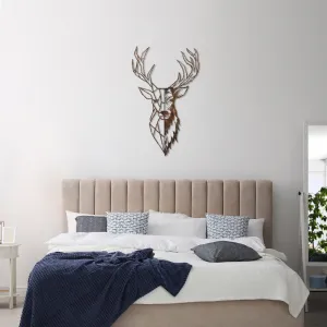 Dekoratívny kovový doplnok na stenu Rusty Deer 3