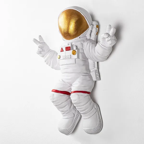Dekoratívny doplnok na stenu Peace Sign Astronaut - 1