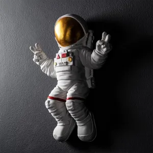 Dekoratívny doplnok na stenu Peace Sign Astronaut - 1