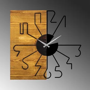 Dekoratívne drevené nástenné hodiny Wooden Clock 29