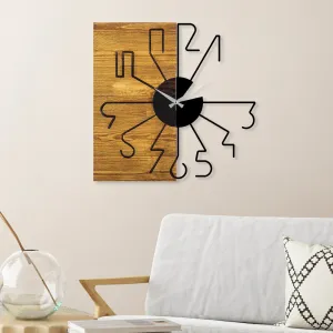 Dekoratívne drevené nástenné hodiny Wooden Clock 29