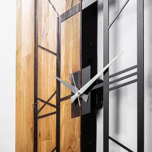 Dekoratívne drevené nástenné hodiny Wooden Clock 37