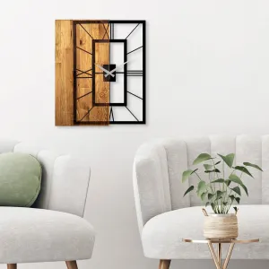 Dekoratívne drevené nástenné hodiny Wooden Clock 37