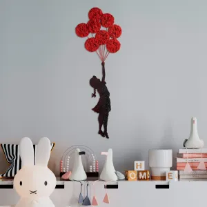 Dekoratívny kovový doplnok na stenu Banksy - 11-1