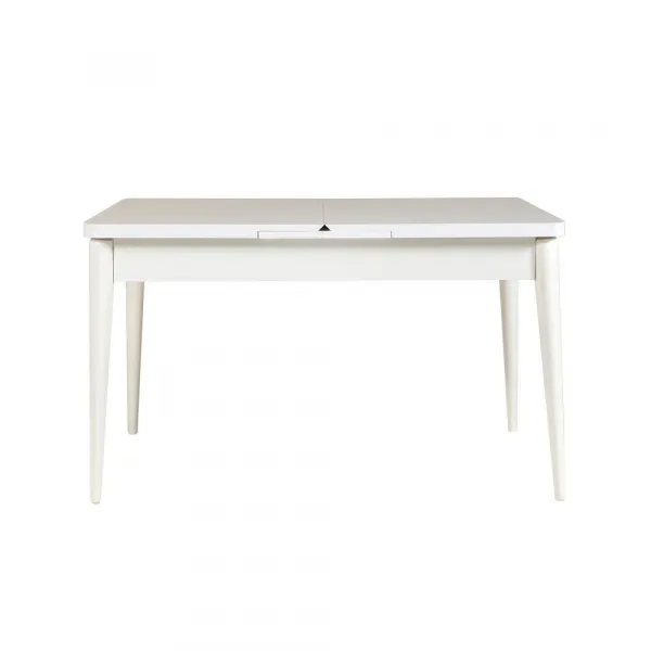Jedálenský set s rozkladacím stolom a stoličkami (5 kusov) Vina White Stone