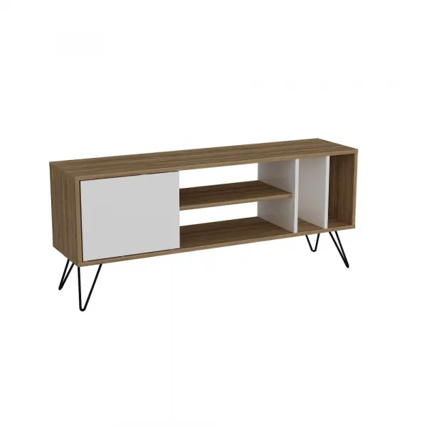 TV stolík Mistico (140) - Walnut, White