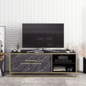 TV stolík Polka - Black