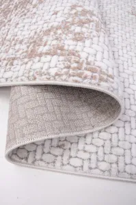 Koberec BUTIK 321 krémový / hnedý