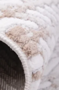Koberec BUTIK 355 krémový / hnedý