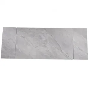 JAKS Rozkladací stôl Luigi 160 - 240 cm sivý mramor