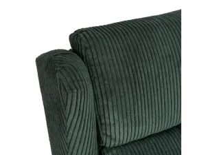 JAKS Masážne kreslo zelené menčester Sebastián