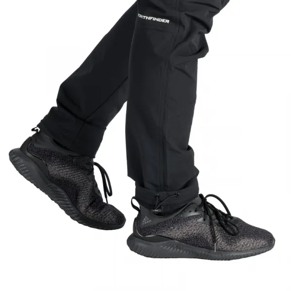 Pánske turistické zateplené nohavice NORTHFINDER KUBA-270blackblack