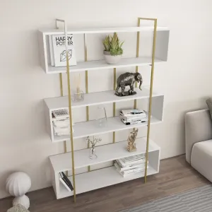 Knižnica Bruti - White, Gold