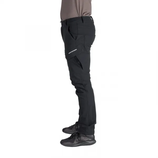 Pánske turistické zateplené nohavice NORTHFINDER KUBA-270blackblack