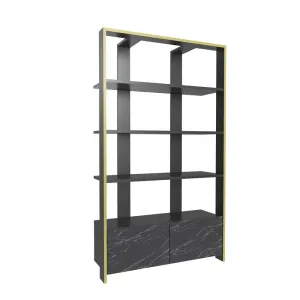 Knižnica Elena - Black, Marble