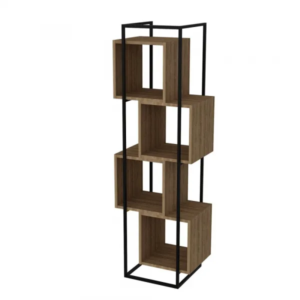 Knižnica Prada - Walnut, Black