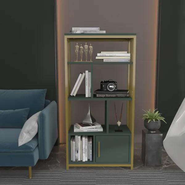 Knižnica Valero - Green, Gold