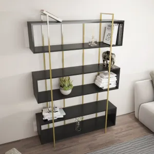 Knižnica Bruti - Anthracite, Gold