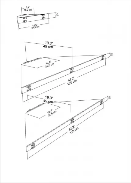 TV stolík Mensi - Oak
