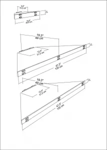 TV stolík Mensi - Oak
