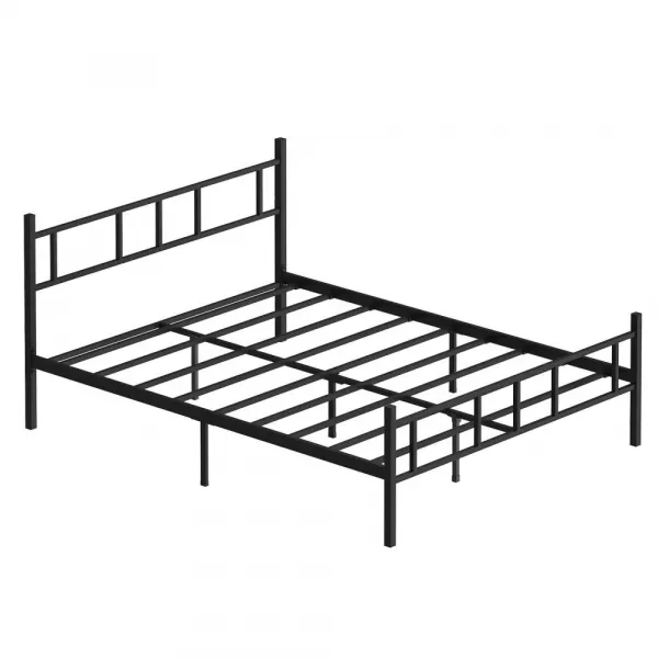 Rám manželskej postele Akın - Black 150x200