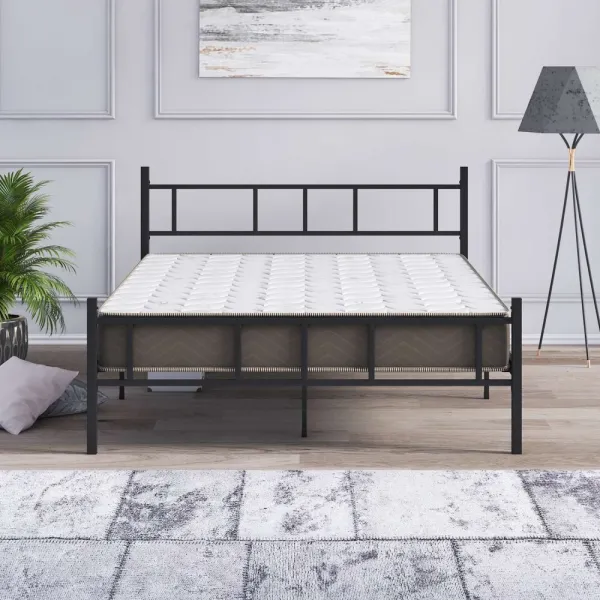 Rám manželskej postele Akın - Black 150x200