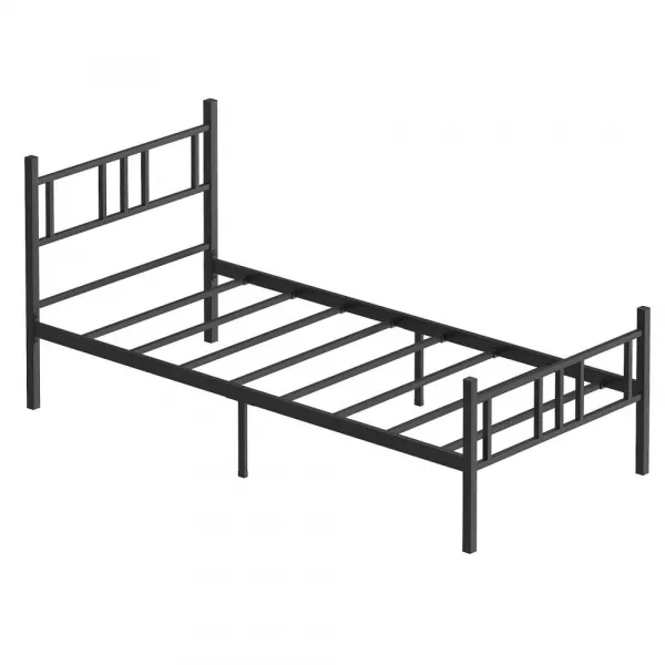 Rám jednolôžkovej postele Akın - Black 90x200