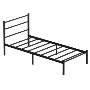 Rám jednolôžkovej postele Basic - Black 90x200
