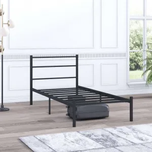 Rám jednolôžkovej postele Basic - Black 90x200