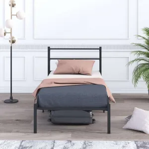 Rám jednolôžkovej postele Basic - Black 90x200