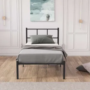 Rám jednolôžkovej postele Cemre - Black 90x200