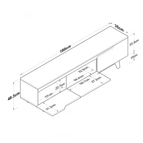 TV stolík D1 - 2472