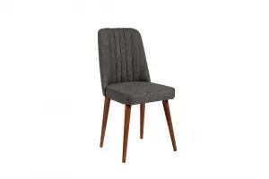 Set s rozkladacím stolom, stoličkami a konzolou (6 kusov) Vina Bench 04 1053 - Walnut, Anthracite